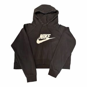Nike Black Hoodie - crop - size XL